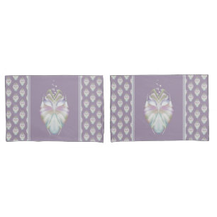 Funda De Cojín Lechuza Oracle Púrpura Pastel
