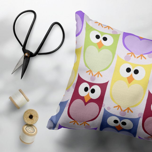 Funda De Cojín Lechuzas, Patrón de búho, Lechuzas para bebés, Lec (Subido por el creador)