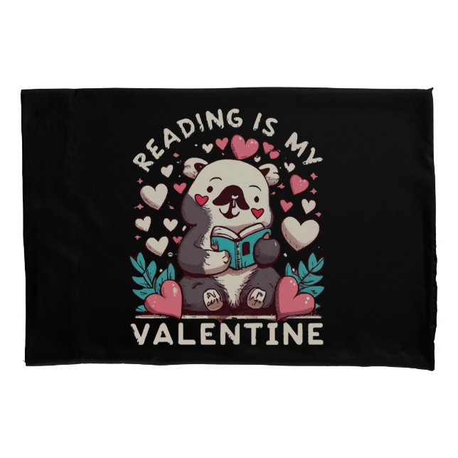 Funda De Cojín Leer Es Mi San Valentín (Anverso)