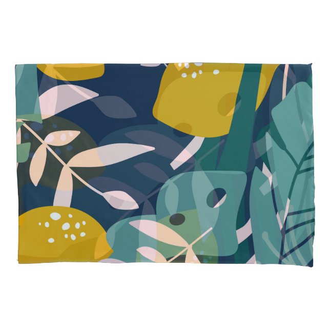 Funda De Cojín Lemones frescos: Modelo de cosecha superficial (Anverso)