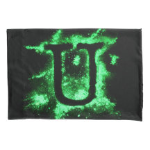 Letra U mayúscula verde alfabeto