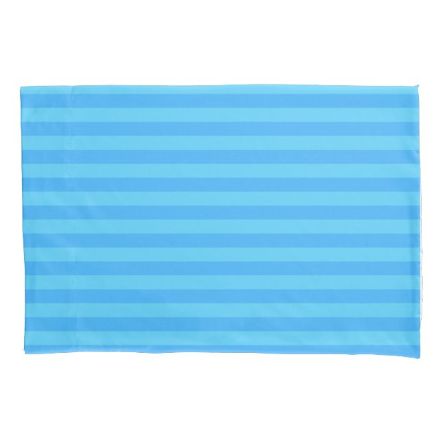 Funda De Cojín Light Blue Stripes (Anverso)