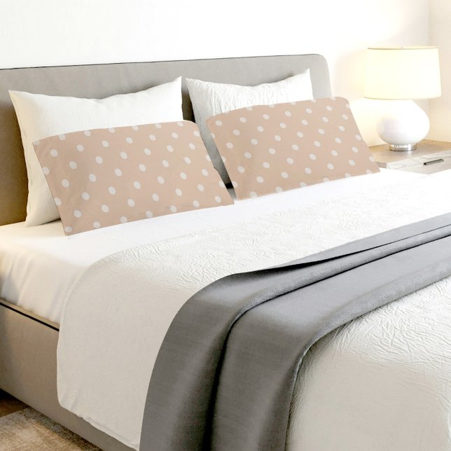 Funda De Cojín Light Brown Circles PatternPair Of Pillowcases (Subido por el creador)