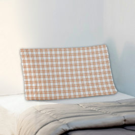 Funda De Cojín Light Brown Plaid Pattern Pillowcase