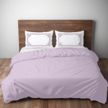 Lilac Purple Griega Key Border Standard
