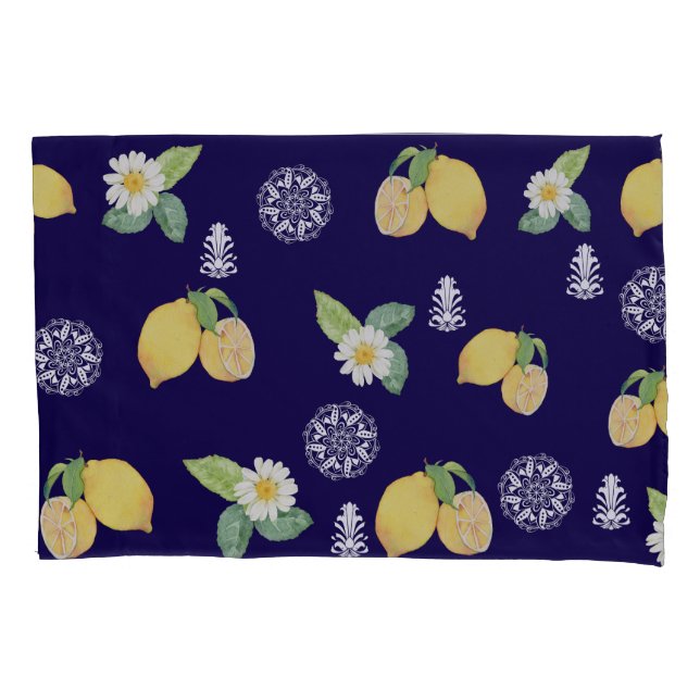 Funda De Cojín Limones de Verano (Anverso)