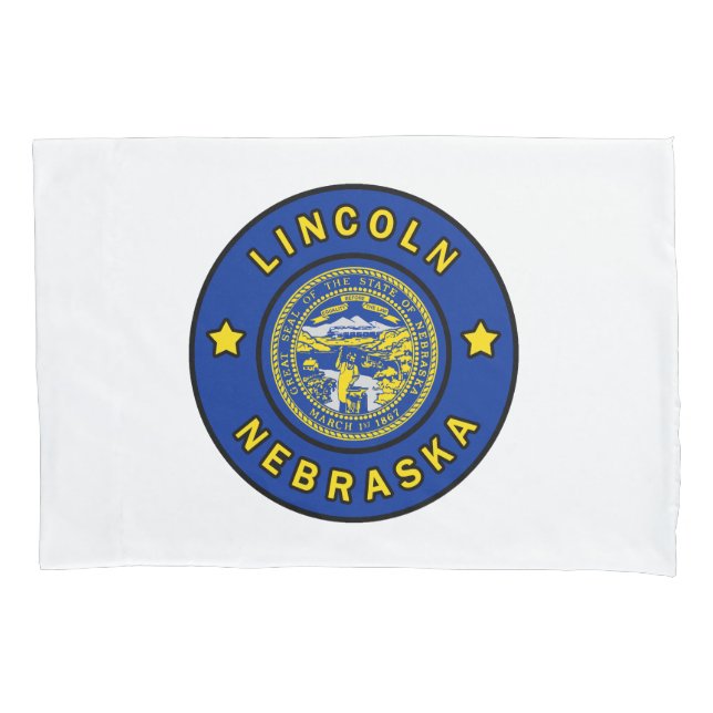 Funda De Cojín Lincoln Nebraska (Anverso)