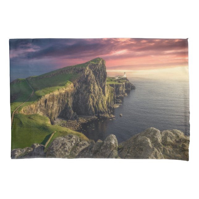 Funda De Cojín Línea costera | Isla de Skye, Escocia (Anverso)