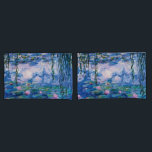 Funda De Cojín Lirios del agua de Monet<br><div class="desc">Lirios del agua de Monet. 
Visite por favor mi tienda para un diseño más interesante y más => bien escogido zazzle.com/iwheels* del color</div>