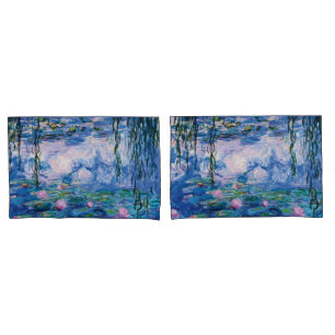 Funda De Cojín Lirios del agua de Monet