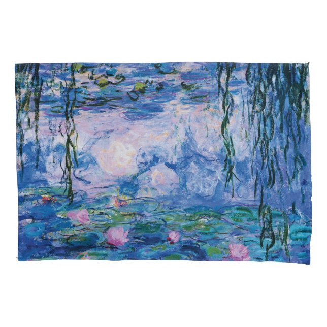 Funda De Cojín Lirios del agua de Monet (Anverso)