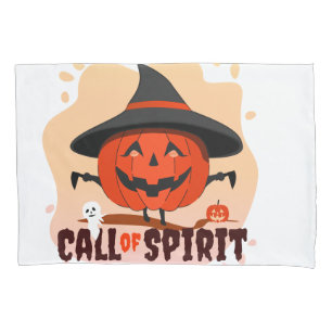 Funda De Cojín Llamado de Espíritu de Halloween