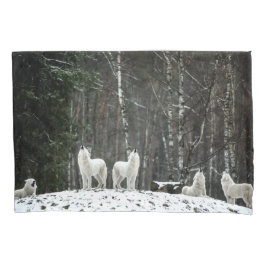 Funda De Cojín Lobo polar salvaje