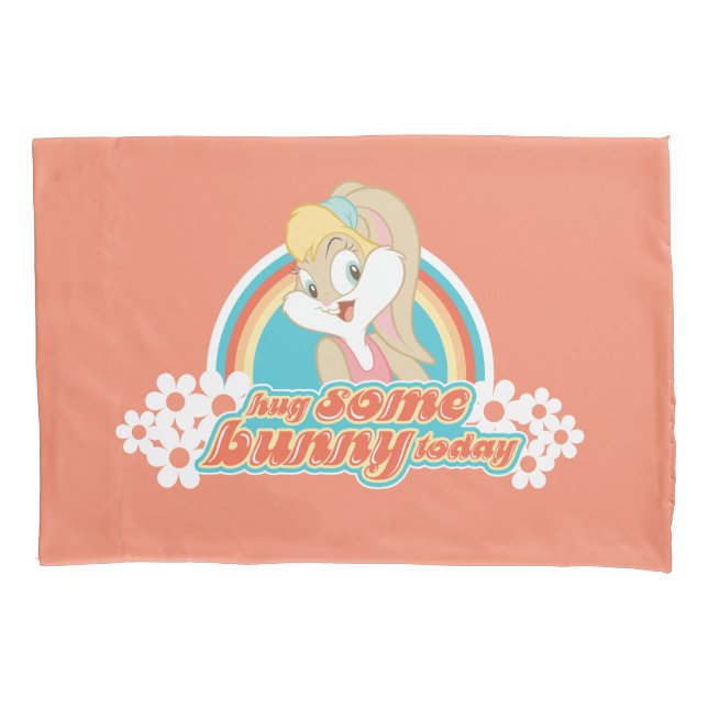Funda De Cojín Lola Bunny Abraza A Algunos Conejitos Hoy (Anverso)