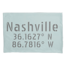 Funda De Cojín Longitud de Nashville TN Latitude