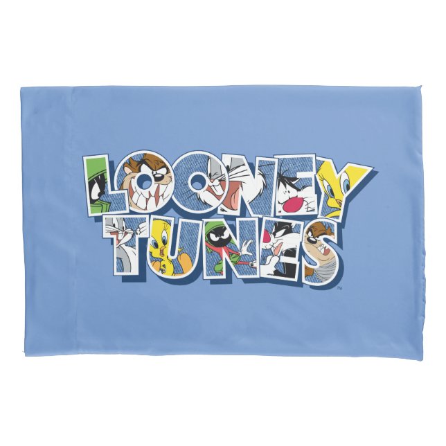 Funda De Cojín LOONEY TUNES™ Characters in Lettering (Anverso)