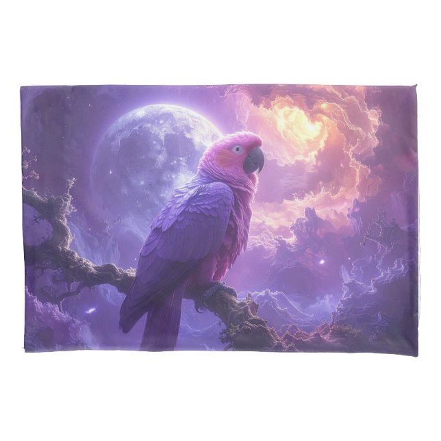 Funda De Cojín Loro Mágico (Anverso)