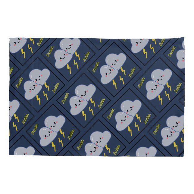 Funda De Cojín Los amigos truenos (Reverso)