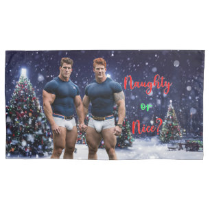 Funda De Cojín Los árboles de Navidad brillantes de SlipperyJoe d