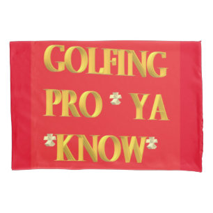 Funda De Cojín Los espacios de golf diseñan textos de gran tamaño