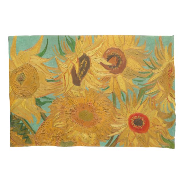 Funda De Cojín Los girasoles de Van Gogh (Anverso-izquierdo)