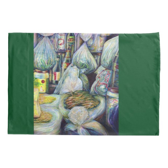 Funda De Cojín Los sabores secos de Singapur (Reverso)