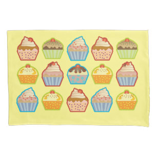 Funda De Cojín Lotsa Cupcakes Cupcakes Children Blanc
