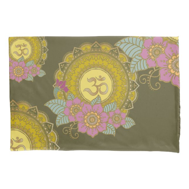 Funda De Cojín Lotus Of The OM - Pillowcase (Anverso)