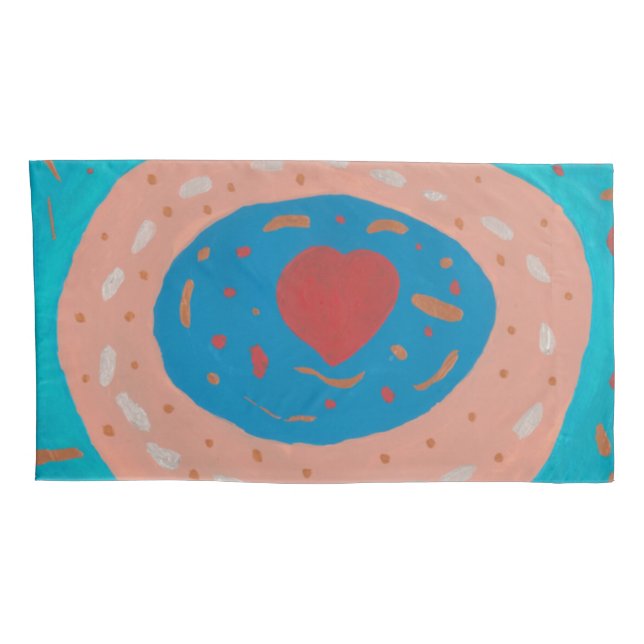 Funda de cojín Love Circles (Reverso-derecho)