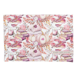 Funda De Cojín Lovely Shabby Chick Autumn Pattern