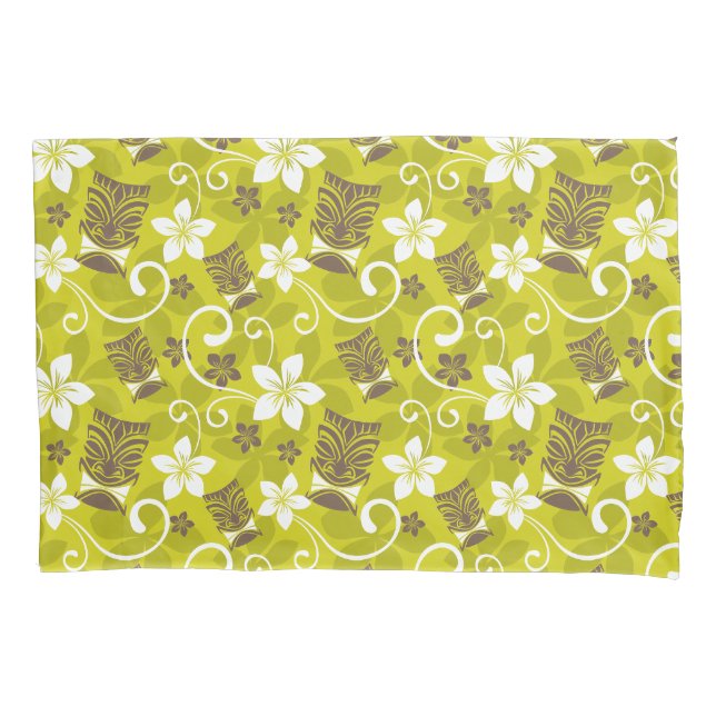 FUNDA DE COJÍN LUAU TIKI (Anverso-izquierdo)