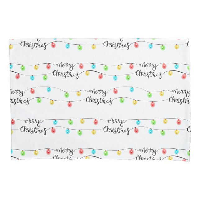 Funda De Cojín Luces Navidades (Anverso)