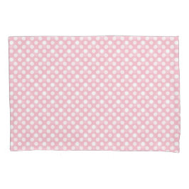 Funda De Cojín Lugar de lunares rosados suaves y bonitos