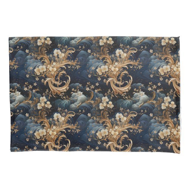 Funda De Cojín Lujoso caso de Blooms Pillowcase (Anverso)