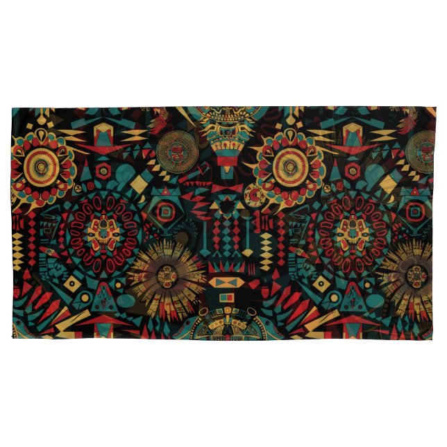 Funda De Cojín Lujosos "Patrones inspirados en el patrimonio" Ver (Anverso-izquierdo)