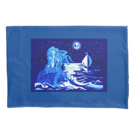 Funda De Cojín Luna de sirena