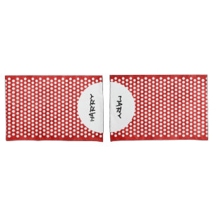Funda De Cojín Lunares blancos + su backgr. Y ideas