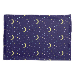Funda De Cojín Lunas y estrellas.