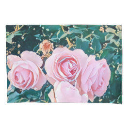 Funda De Cojín luxe romantic flowers botanical wallpaper