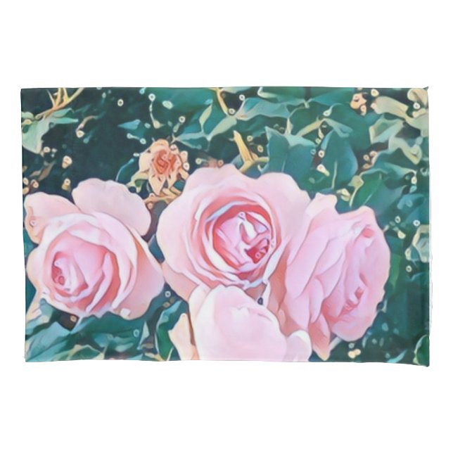 Funda De Cojín luxe romantic flowers botanical wallpaper (Anverso)