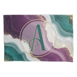 Funda De Cojín Luxury Gold Glitter Marble Pattern