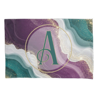 Funda De Cojín Luxury Gold Glitter Marble Pattern