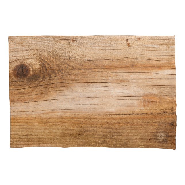 Funda De Cojín Madera de abeto natural: superficie texturada (Anverso)