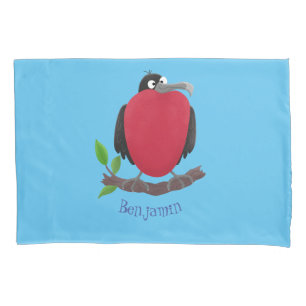 Funda De Cojín Magnífico personalizado de pájaro fragata