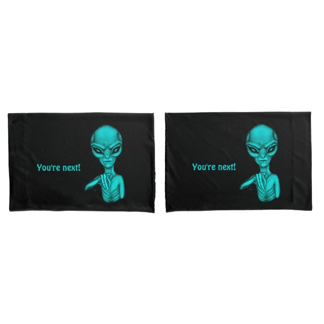 Funda De Cojín ¡Mala Alien, eres la siguiente! (Anverso - Set)