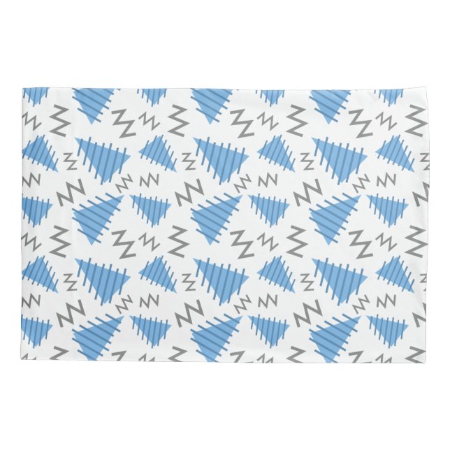 Funda De Cojín Maletas de almohada del patrón Memphis (Reverso)
