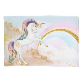 Funda De Cojín Maletas de Unicornio