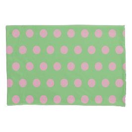 Funda De Cojín Maletín de almohada reversible del punto de polka 