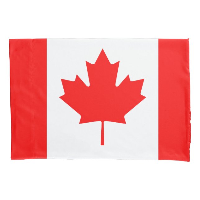 Funda De Cojín Maletín de bandera canadiense para Canadá (Anverso)