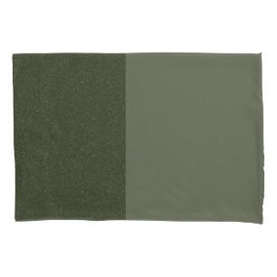 Funda De Cojín Maletín de fondo verde de mosaico dividido - Perso